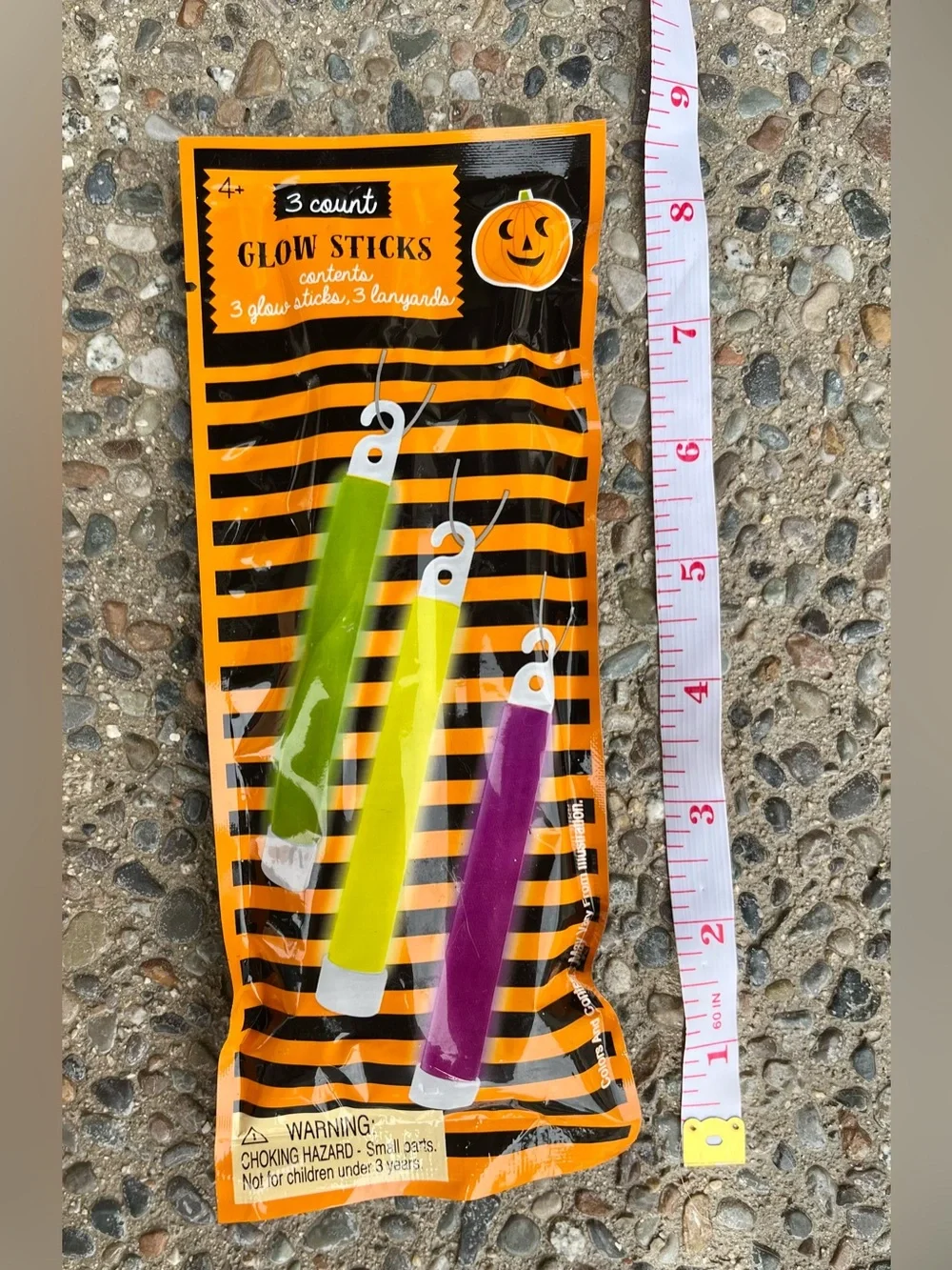 10 Piece Glow Sticks Set- Multicolored for Halloween, Carnival, Parties NIB